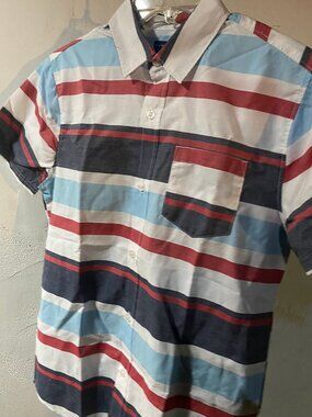 Boys size 16 short sleeve button down shirt